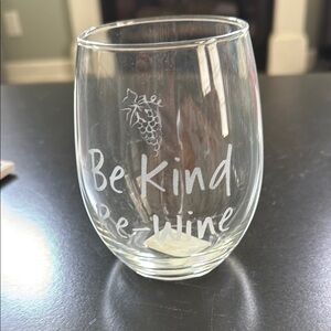 Be Kind Re-Wine Stemless Wine Glass